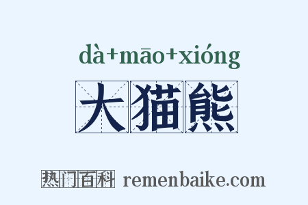 大猫熊是什么意思的图片